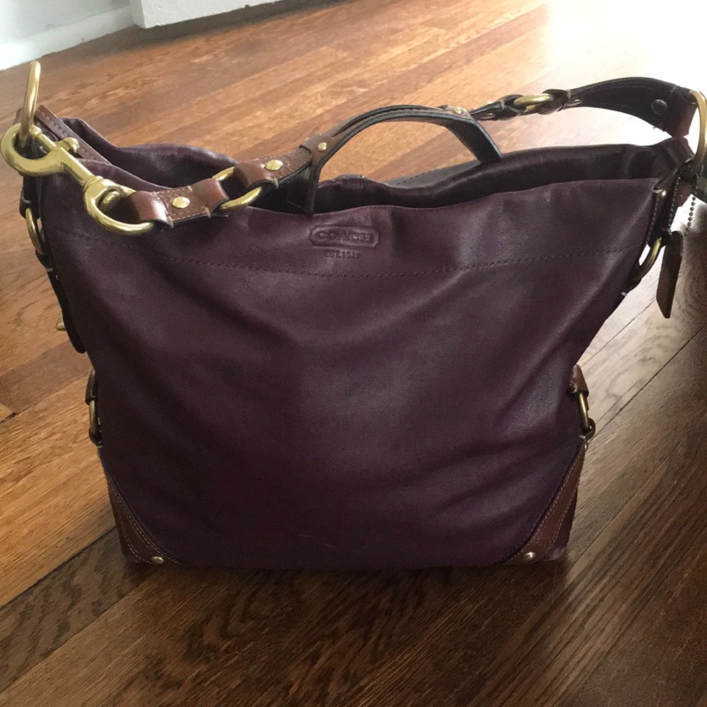 Coach leather bag